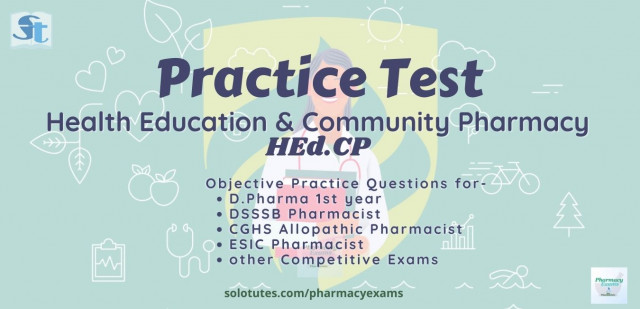 Health Education Practice Test #1 | H.E.C.P. MCQs for Pharmacy Exams