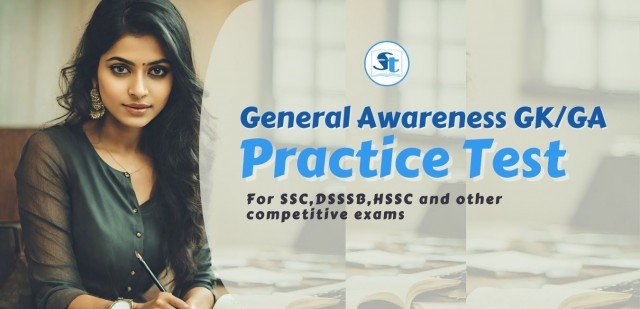 General Awareness Test (GK/GA Quiz) for competitive Exams
